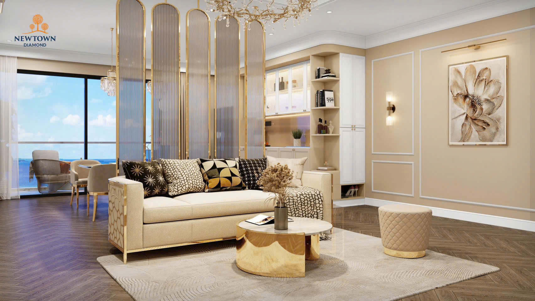 Bán căn hộ view biển Newtown Diamond Đà Nẵng